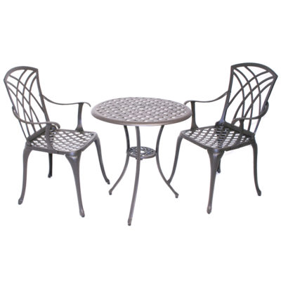 Charles Bentley Metal 2-Seater Bistro Set Charles Bentley Metal 2-Seater Bistro Set